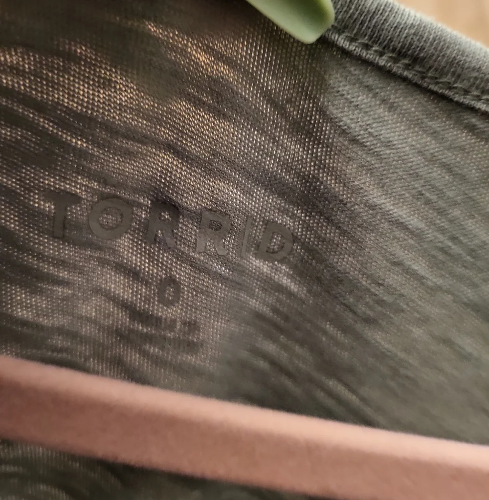 Nwot torrid sz 0 peplum tank - Picture 2 of 3